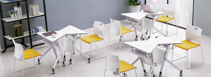 單人組合會(huì )議桌椅