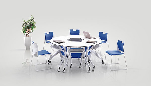 學(xué)校智慧教室課桌椅搭配效果 學(xué)校智慧教室課桌椅搭配效果