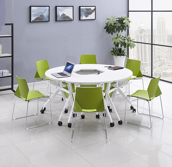 設計巧妙的扇形培訓桌 設計巧妙的扇形培訓桌