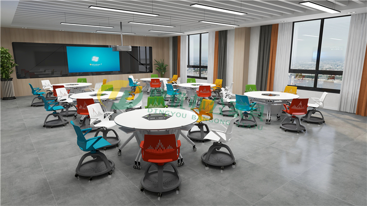 智慧教室拼接桌椅 智慧教室拼接桌椅
